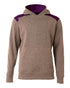 A4 Tourney Youth Fleece Hoodie (NB4093), Color 'Heather/Purple'