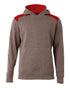 A4 Tourney Youth Fleece Hoodie (NB4093), Color 'Heather/Scarlet'