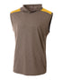 A4 Tourney Hooded Tee (N3031), Color 'Heather/Gold'