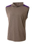 A4 Tourney Hooded Tee (N3031), Color 'Heather/Purple'