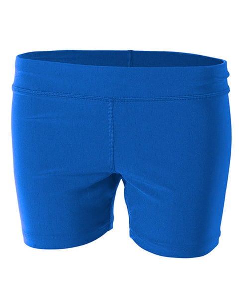 A4 4" Volleyball Short (NG5024), Color 'Royal'