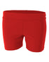 A4 4" Volleyball Short (NW5024), Color 'Scarlet'