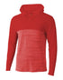 A4 The Slate Quarter Zip (N4013), Color 'Scarlet'