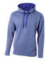 A4 Inspire Fleece Hoodie (N4103), Color 'Light Blue'