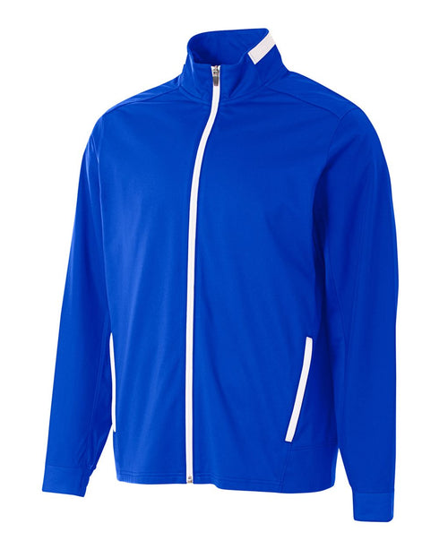 A4 League Youth Full Zip Jacket (NB4261), Color 'Royal/White'