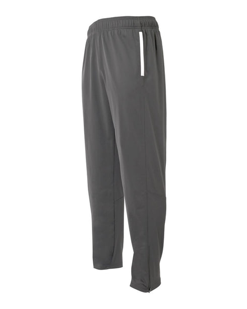 A4 League Youth Warm Up Pant (NB6199), Color 'Graphite/White'