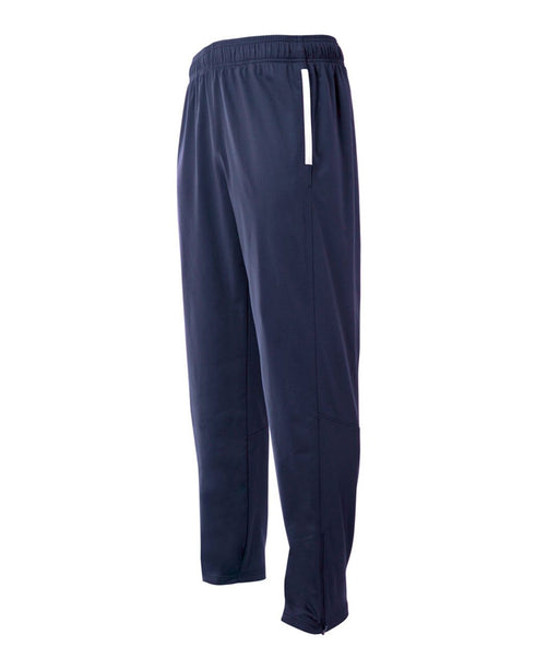 A4 League Youth Warm Up Pant (NB6199), Color 'Navy/White'