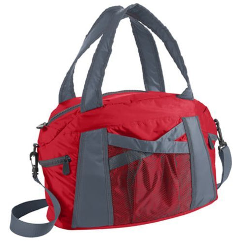 Augusta Sportswear Cruise Duffel (1145-C), Color 'Red/Graphite'
