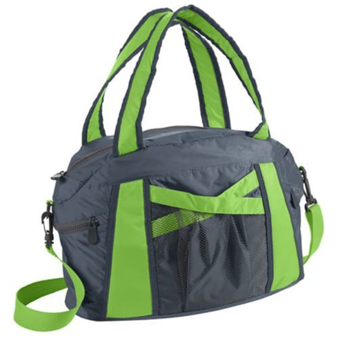 Augusta Sportswear Cruise Duffel (1145-C), Color 'Graphite/Lime'