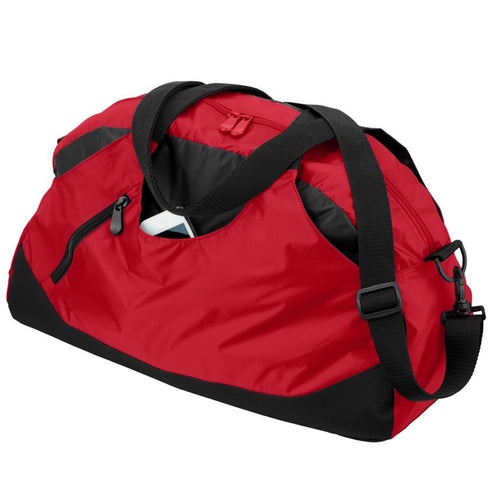 Augusta Sportswear Crescent Duffel (1147-C), Color 'Red/Black'