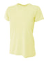 A4 Women's Cooling Performance Crew, Sizes 2XL-4XL (NW3201), Color 'Light Yellow'