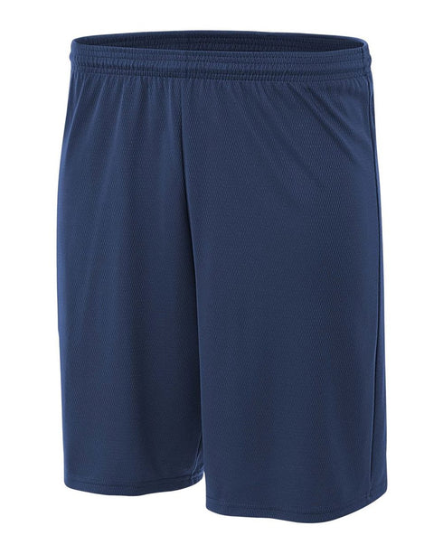 A4 7" Power Mesh Practice Short (N5378), Color 'Navy'