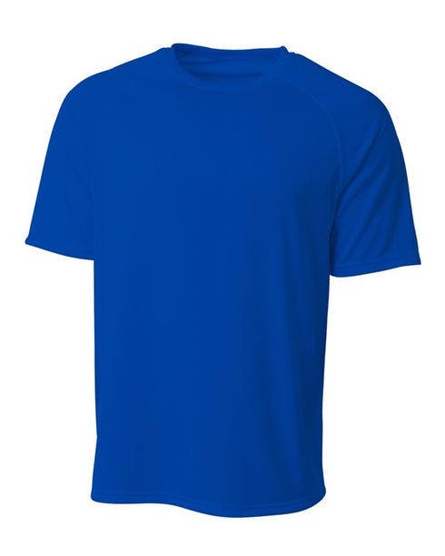 A4 SureColor Short Sleeve Cationic Tee (N3393), Color 'Royal'