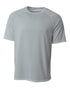 A4 Youth SureColor Short Sleeve Cationic Tee (NB3393), Color 'Silver'