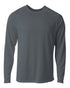 A4 SureColor Long Sleeve Cationic Tee (N3396), Color 'Graphite'