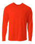 A4 Youth SureColor Long Sleeve Cationic Tee (NB3396), Color 'Athletic Orange'