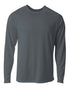 A4 Youth SureColor Long Sleeve Cationic Tee (NB3396), Color 'Graphite'