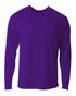 A4 Youth SureColor Long Sleeve Cationic Tee (NB3396), Color 'Purple'