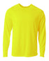 A4 Youth SureColor Long Sleeve Cationic Tee (NB3396), Color 'Safety Yellow'