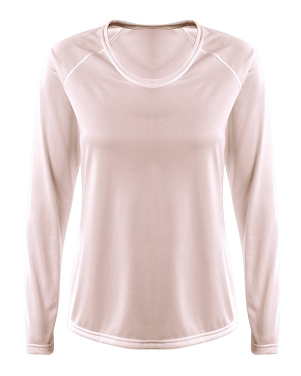 A4 Women's SureColor Long Sleeve Cationic Tee