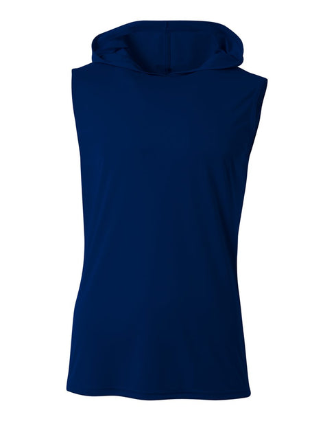 A4 Cooling Performance Sleeveless Hoodie (N3410), Color 'Navy'