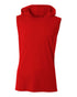 A4 Cooling Performance Sleeveless Hoodie (N3410), Color 'Scarlet'
