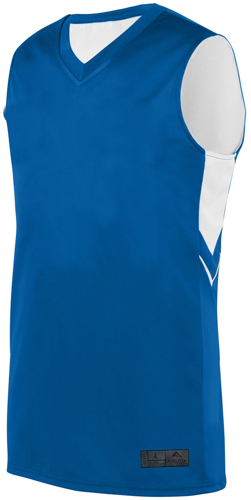 Augusta Sportswear Alley-Oop Reversible Jersey (1166), Color 'Royal/White'