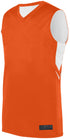 Augusta Sportswear Youth Alley-Oop Reversible Jersey (1167), Color 'Orange/White'
