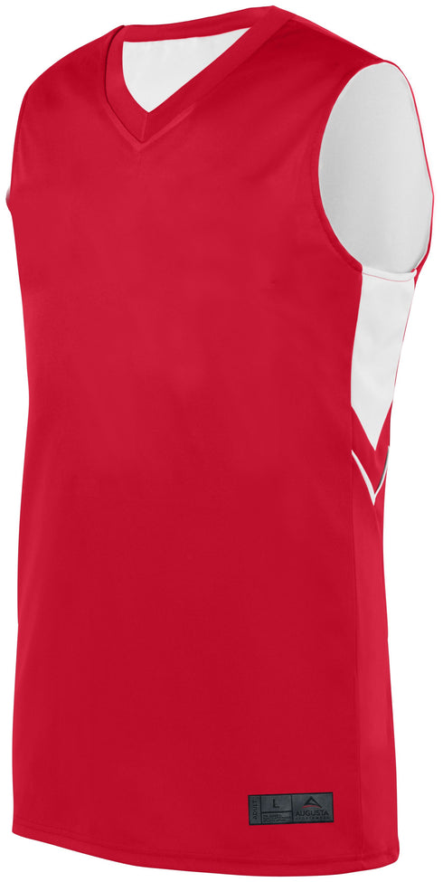 Augusta Sportswear Alley-Oop Reversible Jersey (1166), Color 'Red/White'