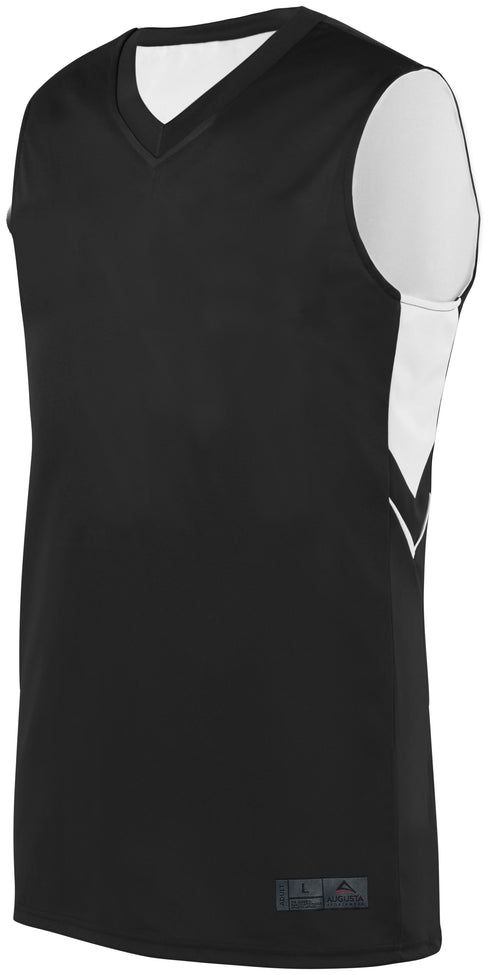 Augusta Sportswear Youth Alley-Oop Reversible Jersey (1167), Color 'Black/White'