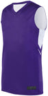Augusta Sportswear Alley-Oop Reversible Jersey (1166), Color 'Purple/White'