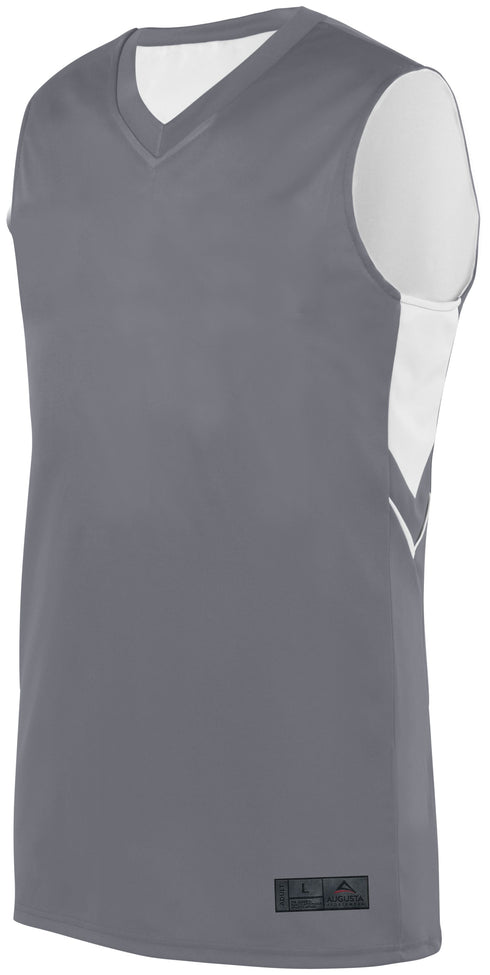 Augusta Sportswear Youth Alley-Oop Reversible Jersey (1167), Color 'Graphite/White'