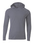 A4 Cooling Performance Long Sleeve Hoodie (N3409), Color 'Graphite'