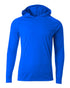 A4 Cooling Performance Long Sleeve Hoodie (N3409), Color 'Royal'
