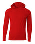A4 Cooling Performance Long Sleeve Hoodie (N3409), Color 'Scarlet'