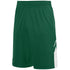 Augusta Sportswear Alley-Oop Reversible Shorts (1168), Color 'Dark Green/White'
