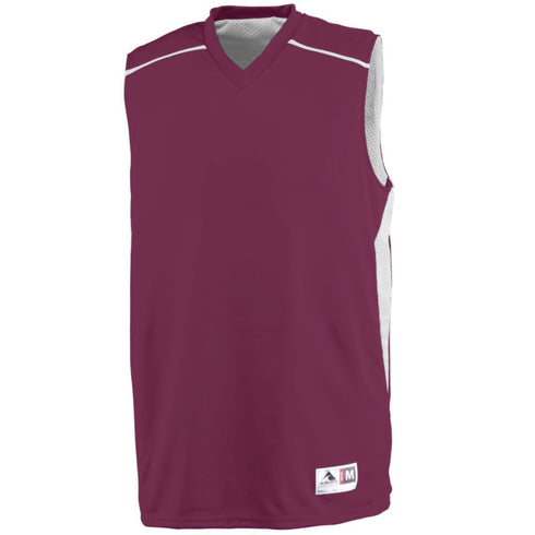 Augusta Sportswear Youth Slam Dunk Jersey (1171-C), Color 'Maroon/White'