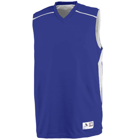 Augusta Sportswear Youth Slam Dunk Jersey (1171-C), Color 'Purple/White'