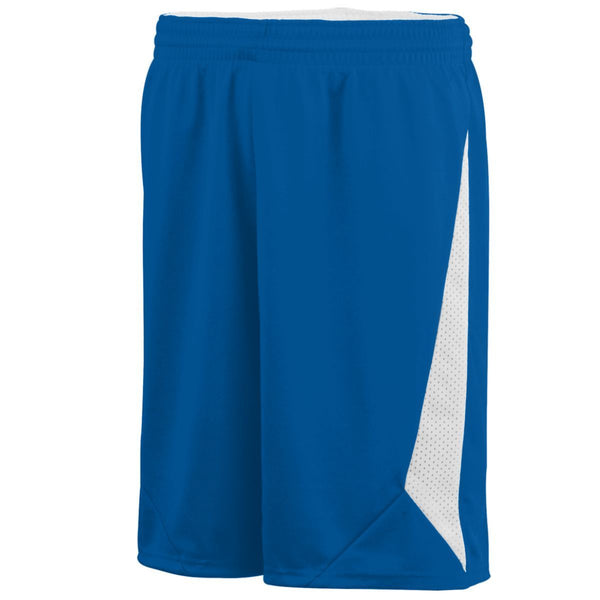 Augusta Sportswear Youth Slam Dunk Shorts (1176-C), Color 'Royal/White'