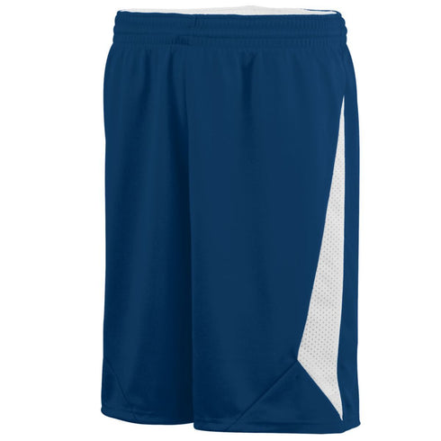Augusta Sportswear Youth Slam Dunk Shorts (1176-C), Color 'Navy/White'
