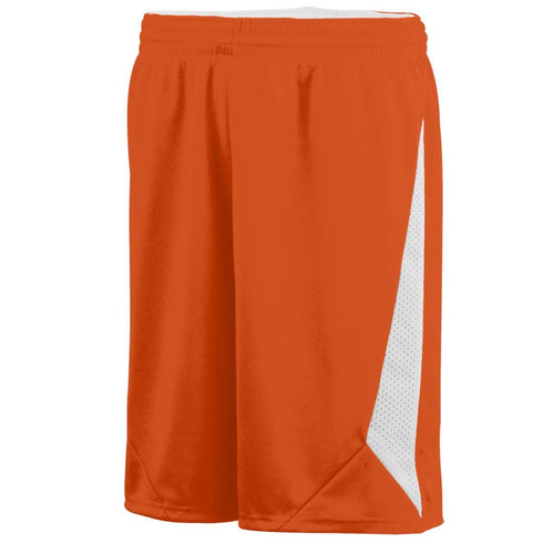 Augusta Sportswear Youth Slam Dunk Shorts (1176-C), Color 'Orange/White'