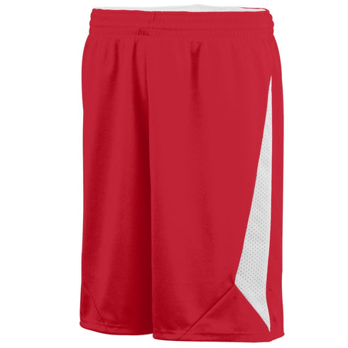 Augusta Sportswear Youth Slam Dunk Shorts (1176-C), Color 'Red/White'