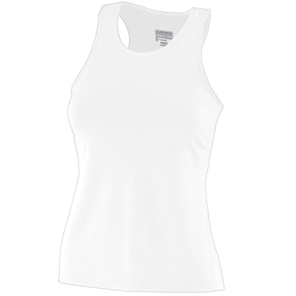 Augusta Sportswear Girls Poly/Spandex Solid Racerback Tank