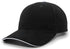 Pacific Headwear Brushed Twill Cap With Sandwich Bill (121C), Color 'BlackWhite'