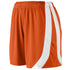 Augusta Sportswear Ladies Triumph Shorts (1238-C), Color 'Orange/White'