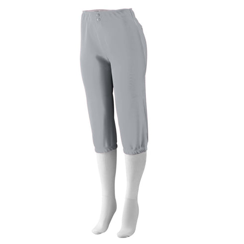 Augusta Sportswear Ladies Low Rise Drive Pant (1245-C), Color 'Silver Grey/Silver Grey'