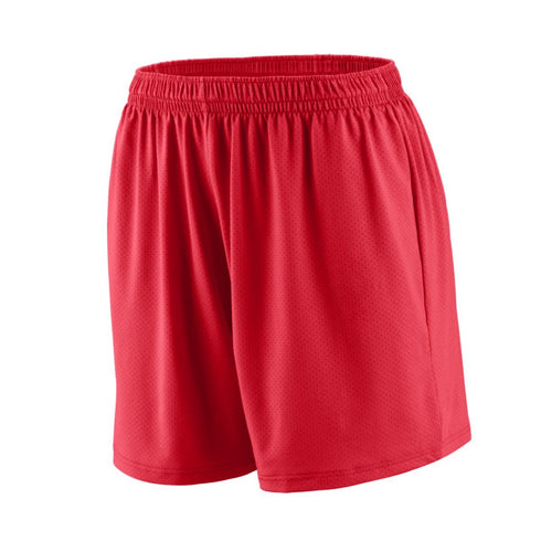 Augusta Sportswear Ladies Inferno Shorts (1292), Color 'Red'