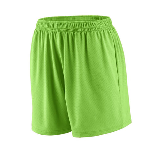 Augusta Sportswear Ladies Inferno Shorts (1292), Color 'Lime'