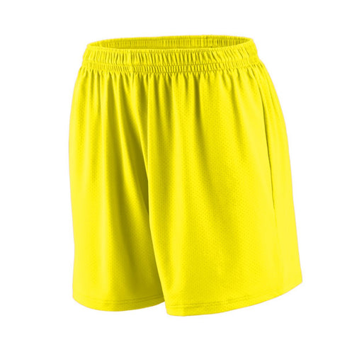Augusta Sportswear Ladies Inferno Shorts (1292), Color 'Power Yellow'