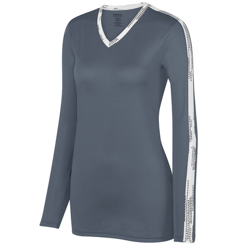 Augusta Sportswear Ladies Vroom Jersey (1307-C), Color 'Graphite/White'